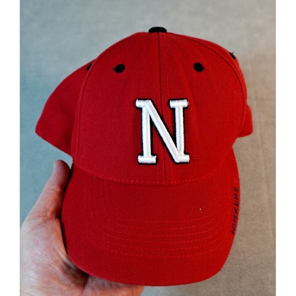 Top Of The World Nebraska Huskers Hat Cap Mens Red Husker Adjustable